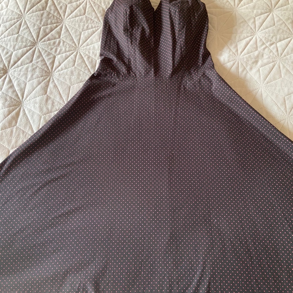 Polka dot halter dress